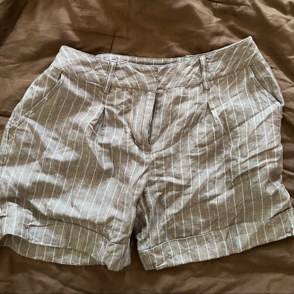 Y2k pinstripe shorts